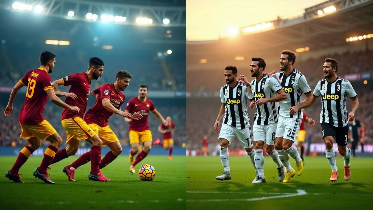 意甲焦点战，罗马1-1战平AC米兰，尤文3-0轻取那不勒斯！