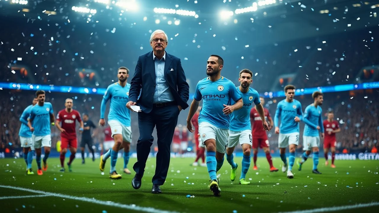 曼城2-1纽卡：瓜迪奥拉的4-1-3-2新实验！奥赖利双响背后，是2026世界杯前夕的体能豪赌