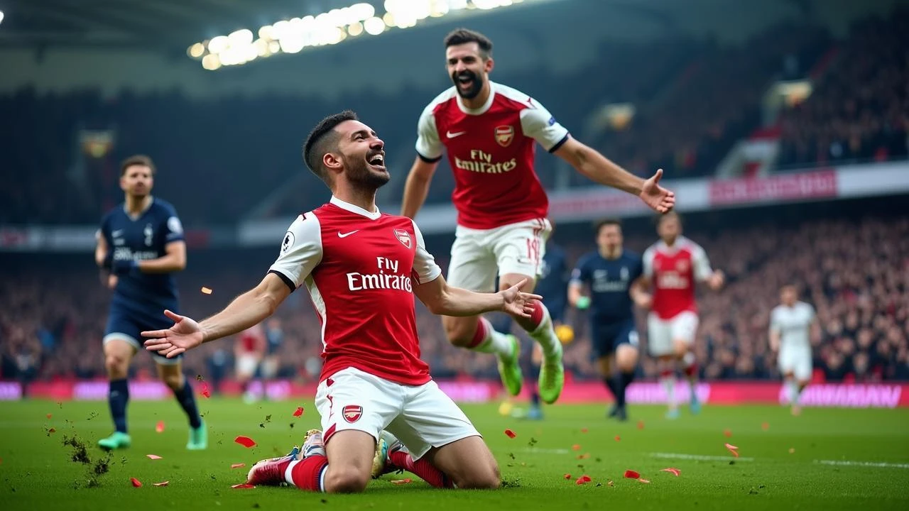 哲凯赖什&埃泽双双梅开二度，阿森纳客场4-1挑翻热刺！