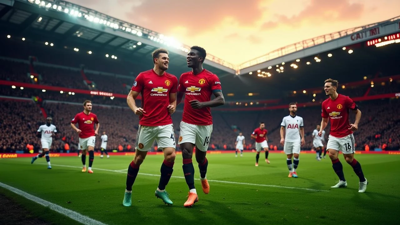 时隔两年再获4连胜，曼联主场2-0击败热刺！