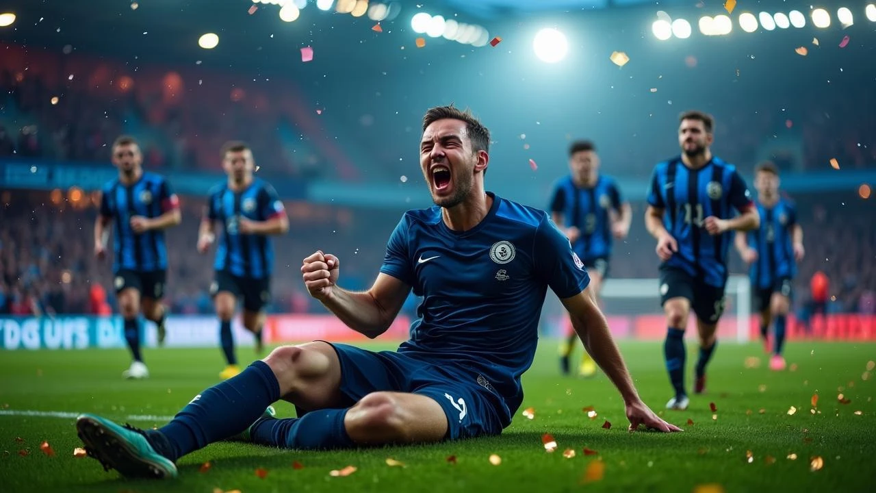 闪耀哥客场2-1干掉国米，挺进欧冠16强，意甲欧冠军覆没？