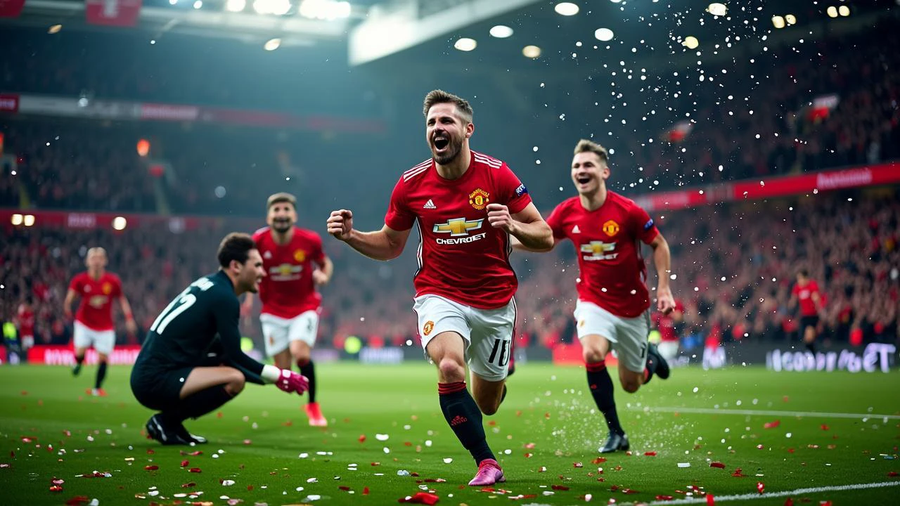 曼联主场2-1战胜水晶宫，7轮拿下19分，重回欧冠席位。