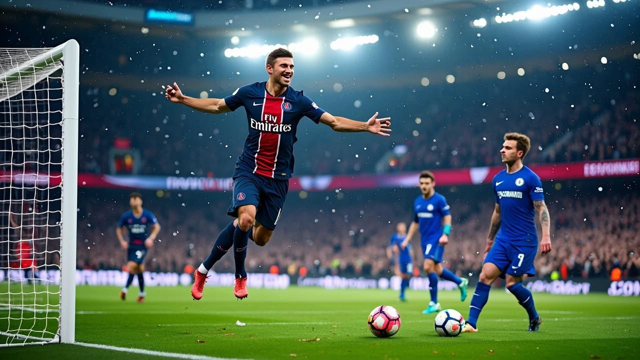 约恩森送礼，巴黎主场5-2大胜切尔西！