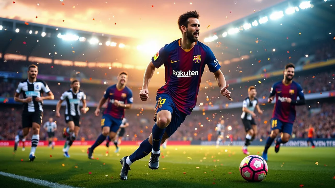 巴萨主场7比2屠杀纽卡，强势晋级八强！