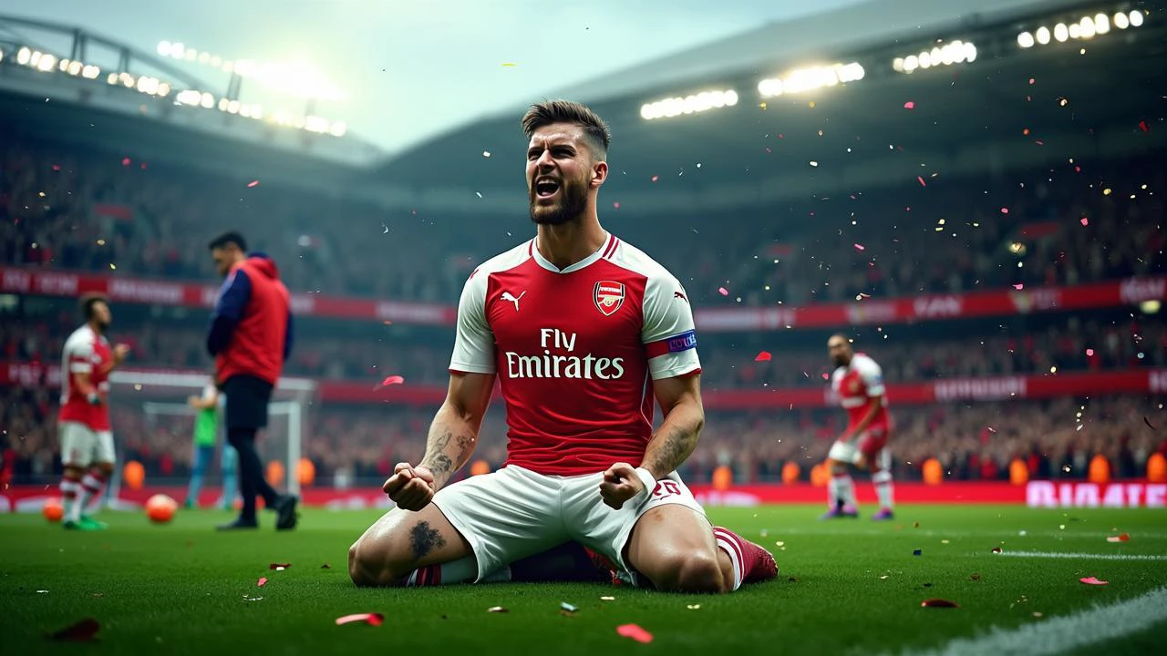 阿森纳主场艰难的1比0战胜纽卡，争冠悬念继续。