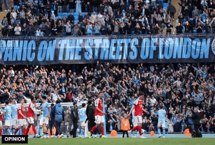 伦敦街头恐慌蔓延！曼城2-1生吞阿森纳：这场“天王山”不仅决定了冠军，还透支了2026世界杯？